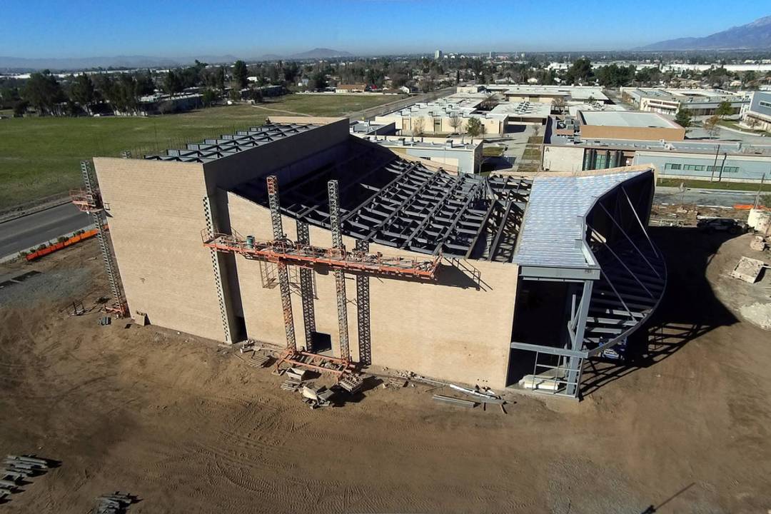 Performing Arts Center construction - Indian Springs HS