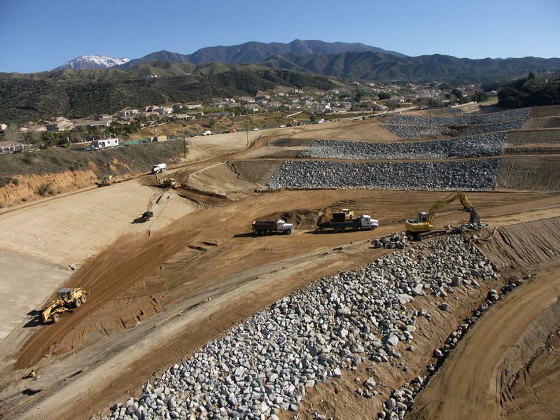 Photo of Wildwood Creek Basin construction